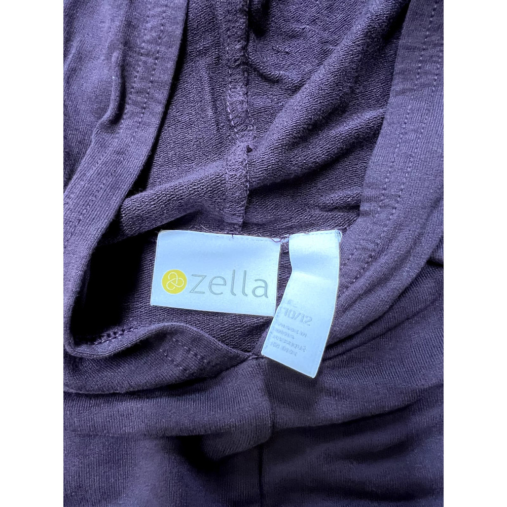 Zella Eggplant Twist-hem 2-Piece Set Loungewear (Size L 10/12) - Picture 7 of 7